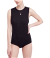 Free People Womens All The Time Bodysuit Jumpsuit black XS