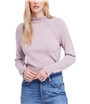 Free People Womens Ruffled Pullover Sweater