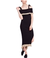 Free People Womens Au Chante Sweater Dress black XS