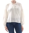 Free People Womens Rush Hour Peasant Blouse natural S