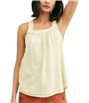 Free People Womens Good For You Tank Top green S