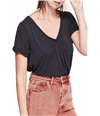 Free People Womens Solid Pullover Blouse