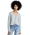 Free People Womens V neck Pullover Sweater duskblue XS