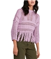 Free People Womens Higher Love Pullover Sweater