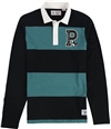 Original Penguin Mens Bowling Pete Rugby Polo Shirt trueblack S