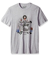 Original Penguin Mens Fireside Chats Graphic T-Shirt rainheather S