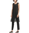 DKNY Womens Scoop-Neck Tunic Blouse blk XS