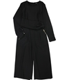 DKNY Womens Long sleeve Jumpsuit blk 0
