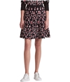 DKNY Womens Leopard A-line Skirt rgm XS