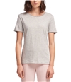 DKNY Womens Beaded Embellished T-Shirt gray XL