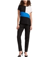 DKNY Womens Colorblock Basic T-Shirt charcoal XS