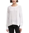 DKNY Womens Ribbed Pullover Sweater white XL