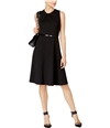 Ny Collection Womens Sleeveless Fit & Flare Dress