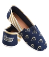 Forever Collectibles Womens LA Rams Espadrille Flats bluegold S