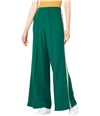 Project 28 Womens Pleated Front Casual Wide Leg Pants green L/33
