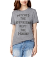 Prince Peter Womens Ditched The Boyfriend Graphic T-Shirt heathergry XS