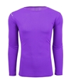 Reebok Mens AMP L/S Performance Basic T-Shirt Purple 5XL