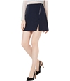 Project 28 Womens Pinstriped Mini Skirt blue S