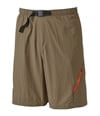 Pacific Trail Mens Belted Performance Athletic Workout Shorts khaki S