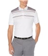 Pga Tour Mens Colorblocked Rugby Polo Shirt, TW2