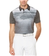 PGA Tour Mens Palm Rugby Polo Shirt quiteshade S