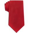 Sean John Mens Holiday Unsolid Self-tied Necktie red One Size