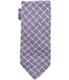 Sean John Mens Diamond Check Self-tied Necktie 500 One Size