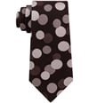 Sean John Mens Exploded Dot Self-tied Necktie brown One Size