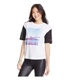 2-KUHL Womens Burnout Brooklyn Graphic T-Shirt whiteblack XS