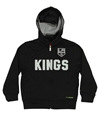 Reebok Boys LA Kings Drop Pass Hoodie Sweatshirt black M