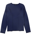 Eileen Fisher Womens Striped Pullover Sweater navy XXS