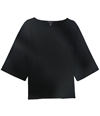 Eileen Fisher Womens Bell Sleeve Pullover Blouse