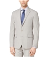Ryan Seacrest Mens Windowpane Suit Two Button Blazer Jacket gray 40