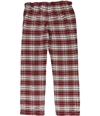 P.J. Salvage Womens Plaid Pajama Lounge Pants burgundy S/30