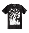 Ring Of Fire Mens American Liberty Graphic T-Shirt bkb S