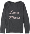 PJ Studio Womens Love More Pajama Sweater charcoal M
