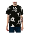 ROOK Mens The Game On Graphic T-Shirt black M