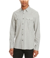 Kenneth Cole Mens Textured Nep Button Up Shirt