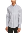 Kenneth Cole Mens Striped Button Up Shirt, TW2