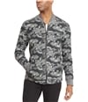 Kenneth Cole Mens Stretch Camo Bomber Jacket