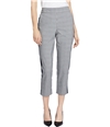 Rachel Roy Womens Plaid Casual Cropped Pants heathegreycombo 2XL/26