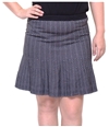 Rachel Roy Womens Striped A-line Skirt blackwhite S