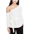 Rachel Roy Womens Pullover One Shoulder Blouse ivory 2