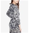 Rachel Roy Womens Pajama-Inspired Knit Blouse blkport S