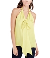 Rachel Roy Womens Madeline Tie-Front Knit Blouse