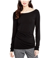 Rachel Roy Womens Ruched Knit Blouse