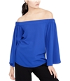Rachel Roy Womens Simple Knit Blouse cobaltblue XS