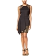 Rachel Roy Womens Lace Combo A-line Dress blackcombo XS