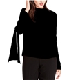 Rachel Roy Womens Tie Sleeves Knit Blouse black 2