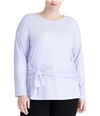 Rachel Roy Womens Tie-Top Pullover Blouse ltpur 2X
